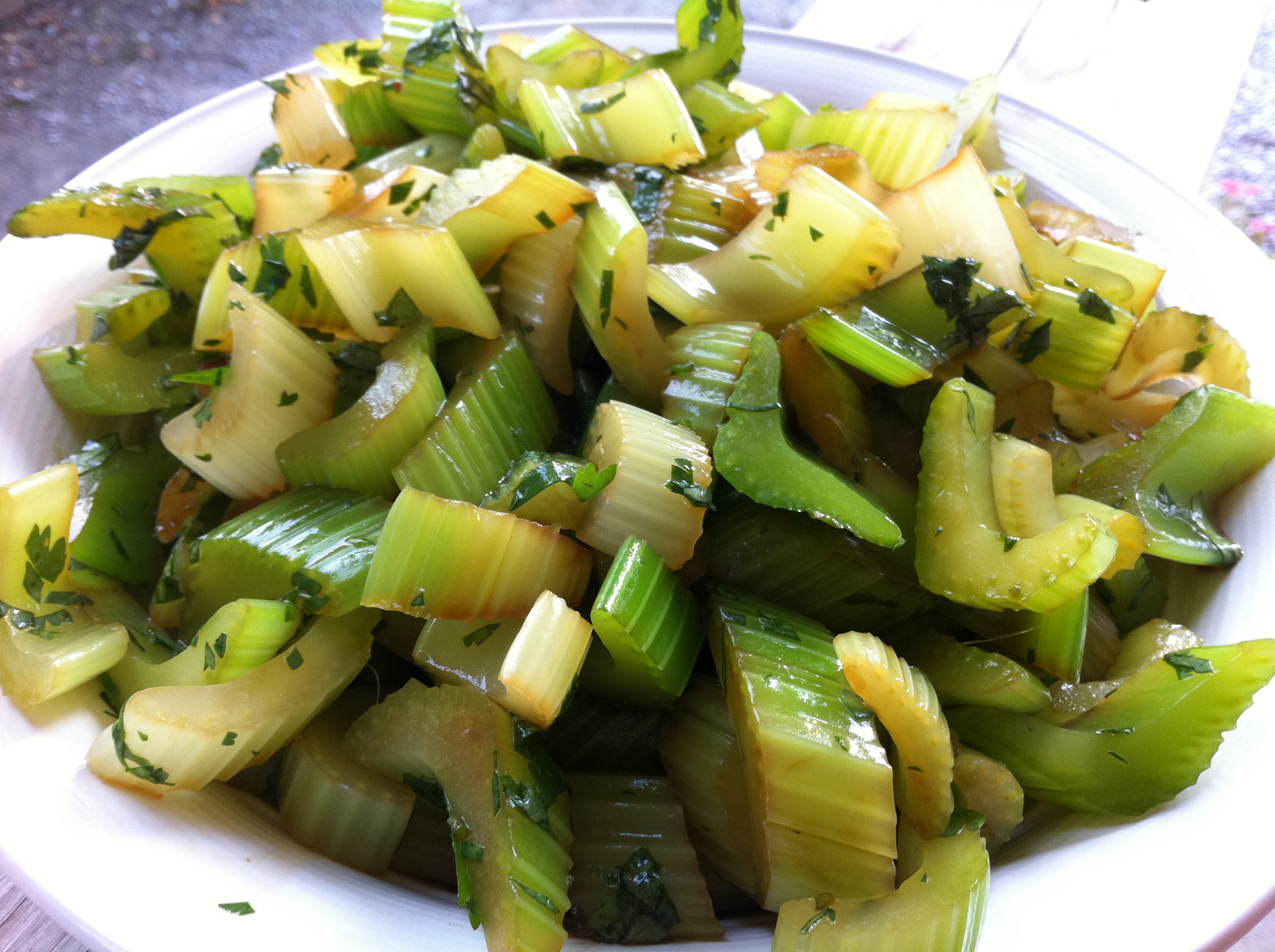 Chinese Celery Cilantro Salad