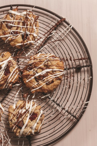 Martina McBride's Triple Chocolate Cranberry Oatmeal Cookies